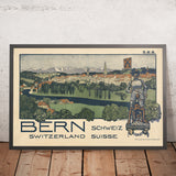 Bern Travel Poster: Schweiz, Switzerland, Suisse by Emil Cardinaux, 1906