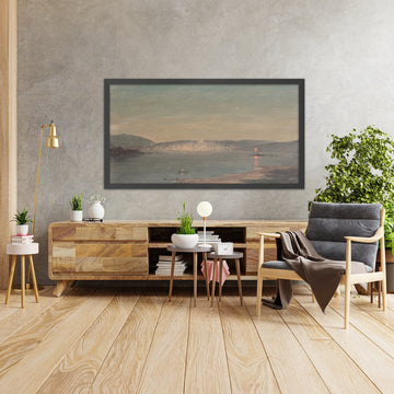 A framed image of 