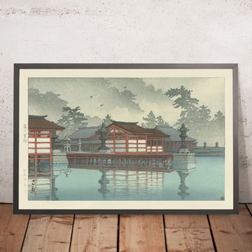Miyajima im Nebel von Hasui Kawase, 1947 