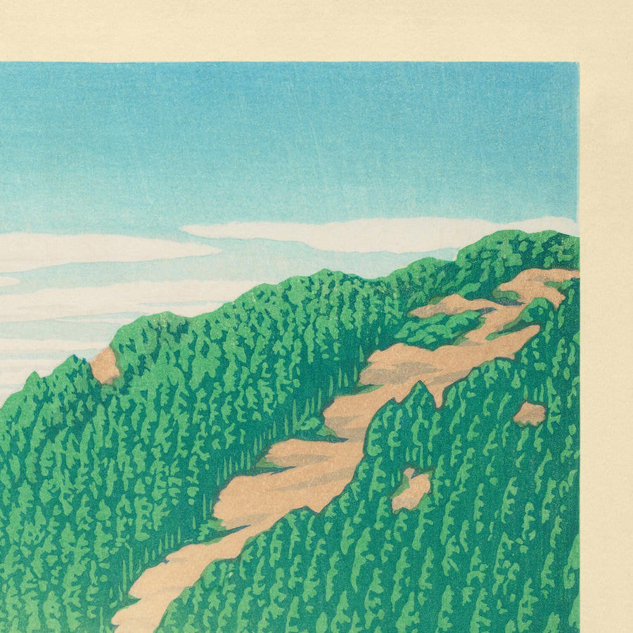 Matin à Nishibira, Izu par Hasui Kawase, 1935 