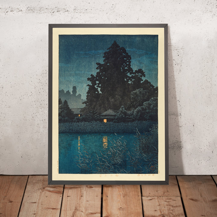 Omiya in the Rain by Hasui Kawase 1935 – The Unique Maps Co.