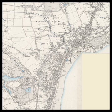 An old Ordnance Survey map of Kirkcaldy