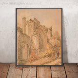 Abbaye de Saint Albans, Hertfordshire par Turner, 1789 