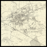 Mappa antica personalizzata di Castleford 