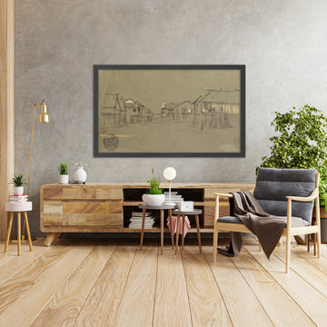 A framed image of 