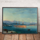 French Ships Departing the Black Sea by Ivan Konstantinovich Aivazovsky, 1871