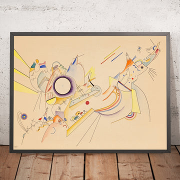 A framed image of 