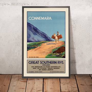 A framed image of 