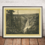 Die Great Falls des Yellowstone von Kurz & Allison, 1885 