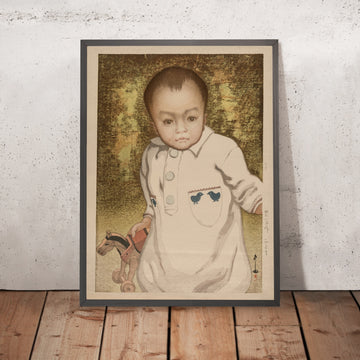 A framed image of 