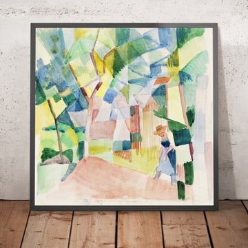 A framed image of Kandern 3 by August Macke, 1914