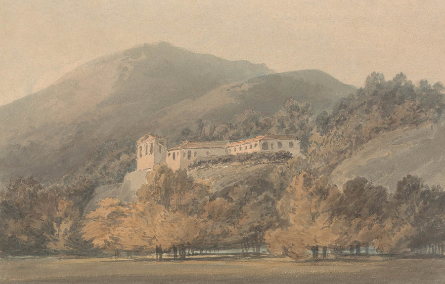 Santa Lucia, A Convent near Caserta by Turner, 1795