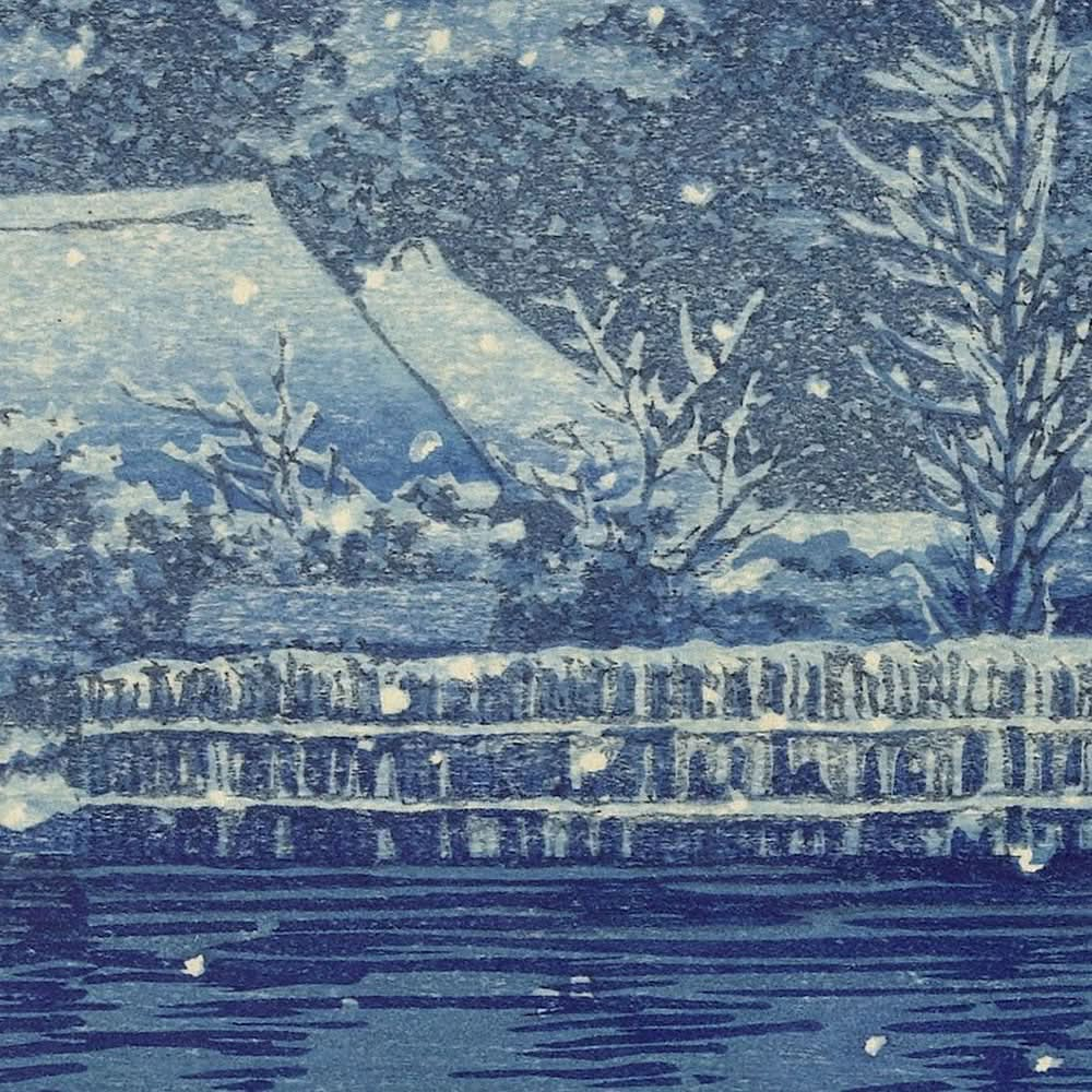 Ushibori von Hasui Kawase, 1930