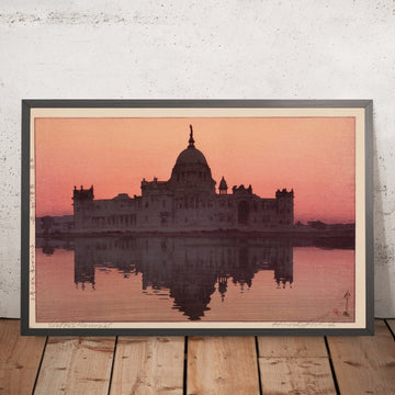 A framed image of 