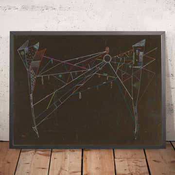 A framed image of 