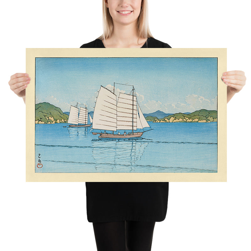 Mer Intérieure par Hasui Kawase, 1952 