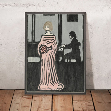 A framed image of 