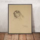 Czech Young Woman by Alphonse Mucha, 1889