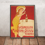 Martini & Rossi Vintage Vermouth Poster by Torta & Pecco Maurer, 1909
