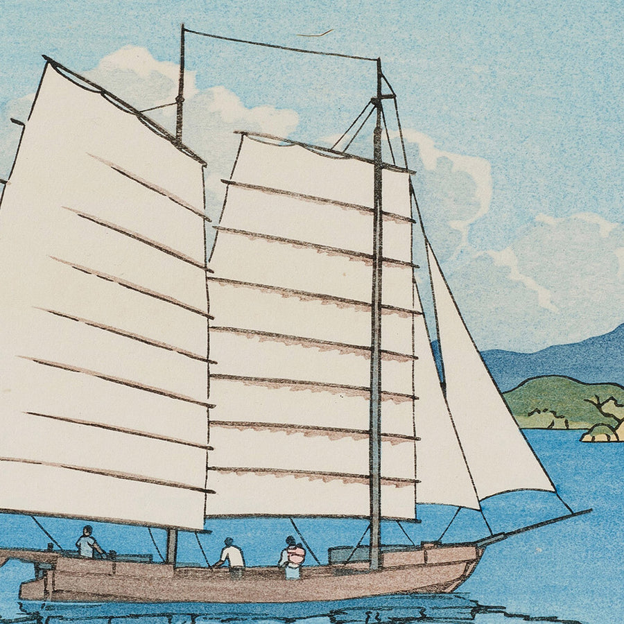 Mer Intérieure par Hasui Kawase, 1952 