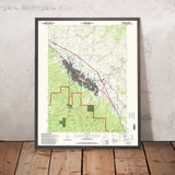 Map of Ashland, Oregon by USGS, 1996 – Rogue River National Forest & Bear Creek