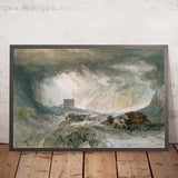 Snowstorm, Mont Cenis by Turner, 1820