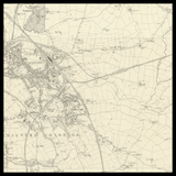 Mappa antica personalizzata di Hinckley 