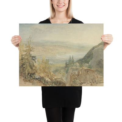 View of Farnley Hall in Yorkshire by Turner, 1808