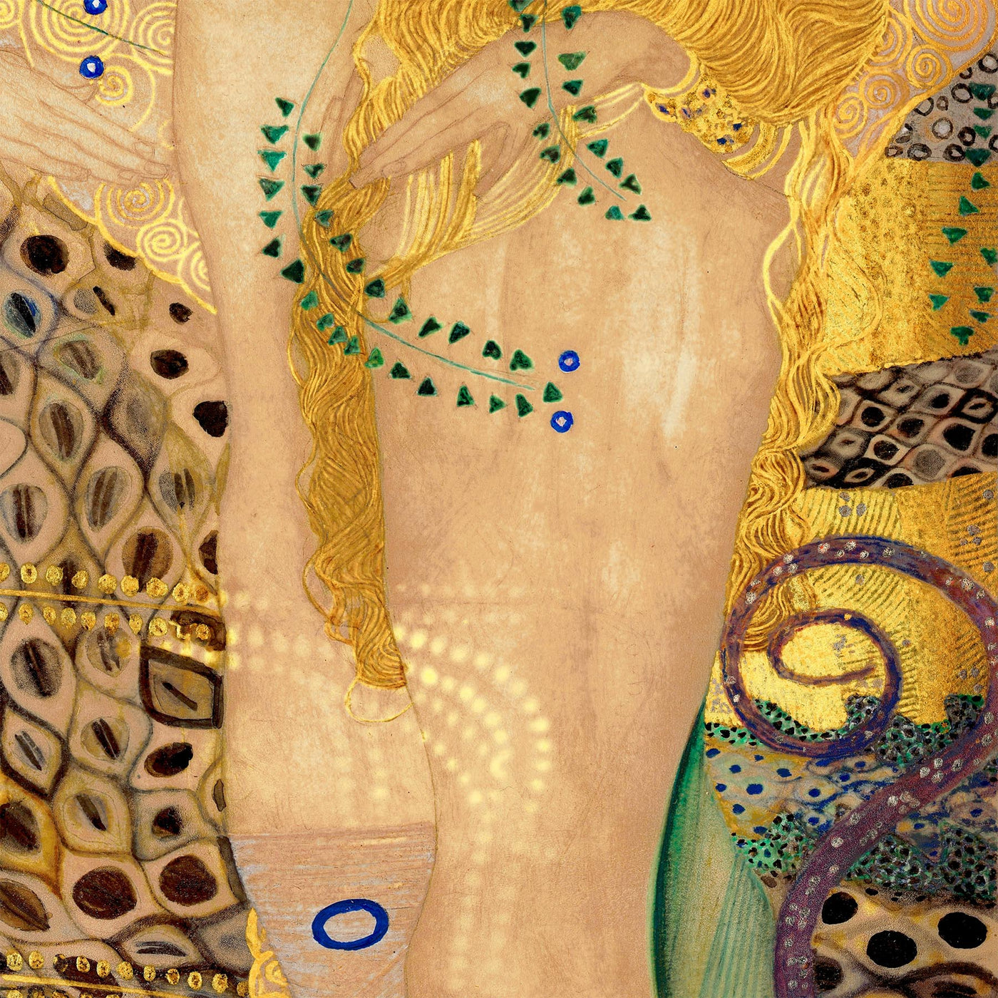 Girlfriends (Water Serpents I) by Gustav Klimt, 1904