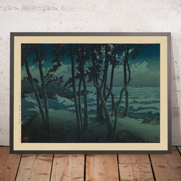 Hinomisaki Izumo des Souvenirs de Voyages par Hasui Kawase 1925 