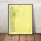 Old Map of Amelia Island, Florida by USGS, 1919 – Fernandina Beach & St. Marys Entrance
