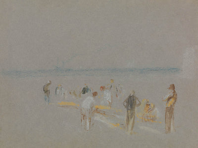 Cricket on the Goodwin Sands by Turner, 1820