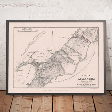 Schlacht von Alexandria von AK Johnston, 1801: Napoleonische Kriege 