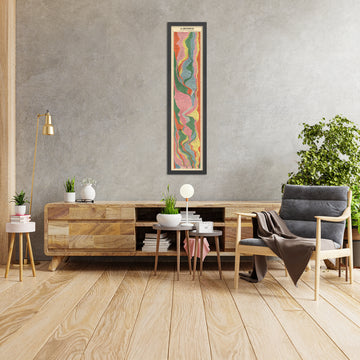 A framed image of The Histomap by Rand McNally and Company, 1931