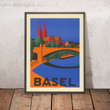 A framed image of 
