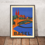 Poster di viaggio di Basilea di Hedwig Thoma, 1927 
