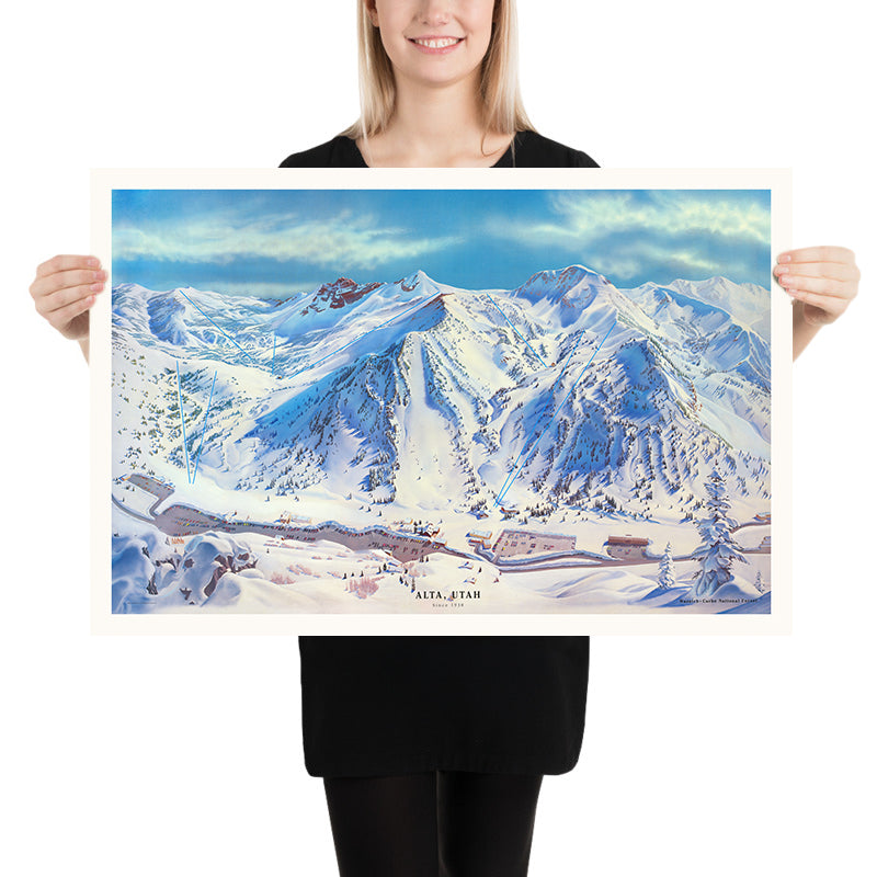 Alta, Utah Dal 1938: Poster da sci 