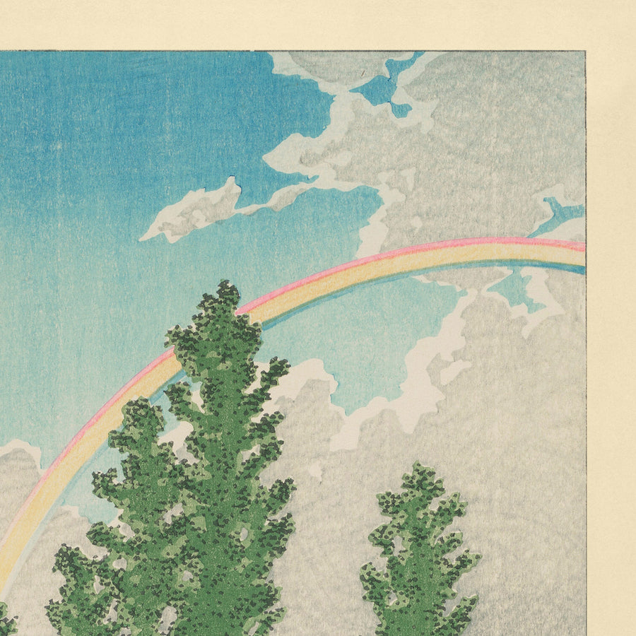 Été à Itako avec Rainbow par Hasui Kawase, 1935 
