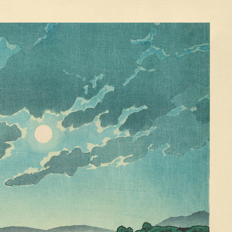 Karikachi Mountain Pass by Hasui Kawase 1935