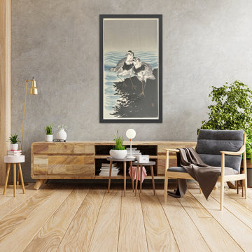 A framed image of 
