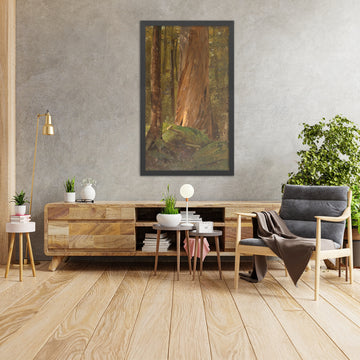 A framed image of 