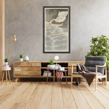 A framed image of 