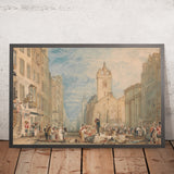 High Street, Edinburgh by Turner, 1818