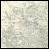 Mappa Antica Personalizzata di Hampstead 