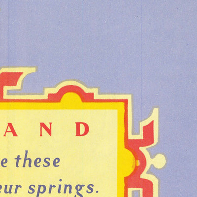 Old Railway Map of the British Isles by Taylor, 1949