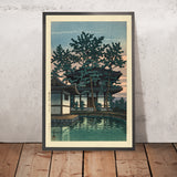 Temple Kiko, préfecture de Nara par Hasui Kawase 1935 