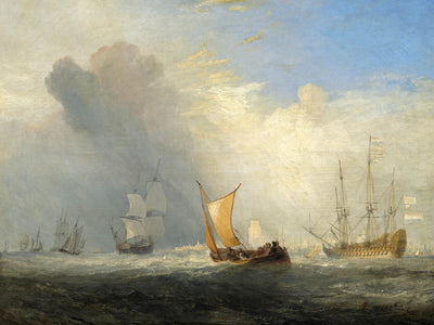 Rotterdam Ferry-Boat by Turner, 1833