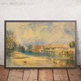 Palacio de Hampton Court por Turner, 1827 