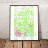 Old Map of Bellingham, Washington by USGS, 1954 – Fairhaven, Lake Whatcom & Chuckanut Mountain
