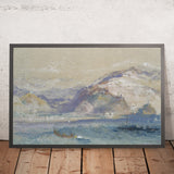 Genua vom Meer von Turner 1828 